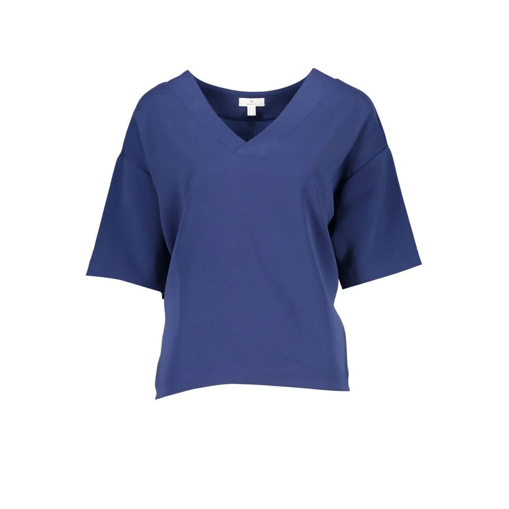 Gant Blue Cotton Unisex T-Shirt - 34