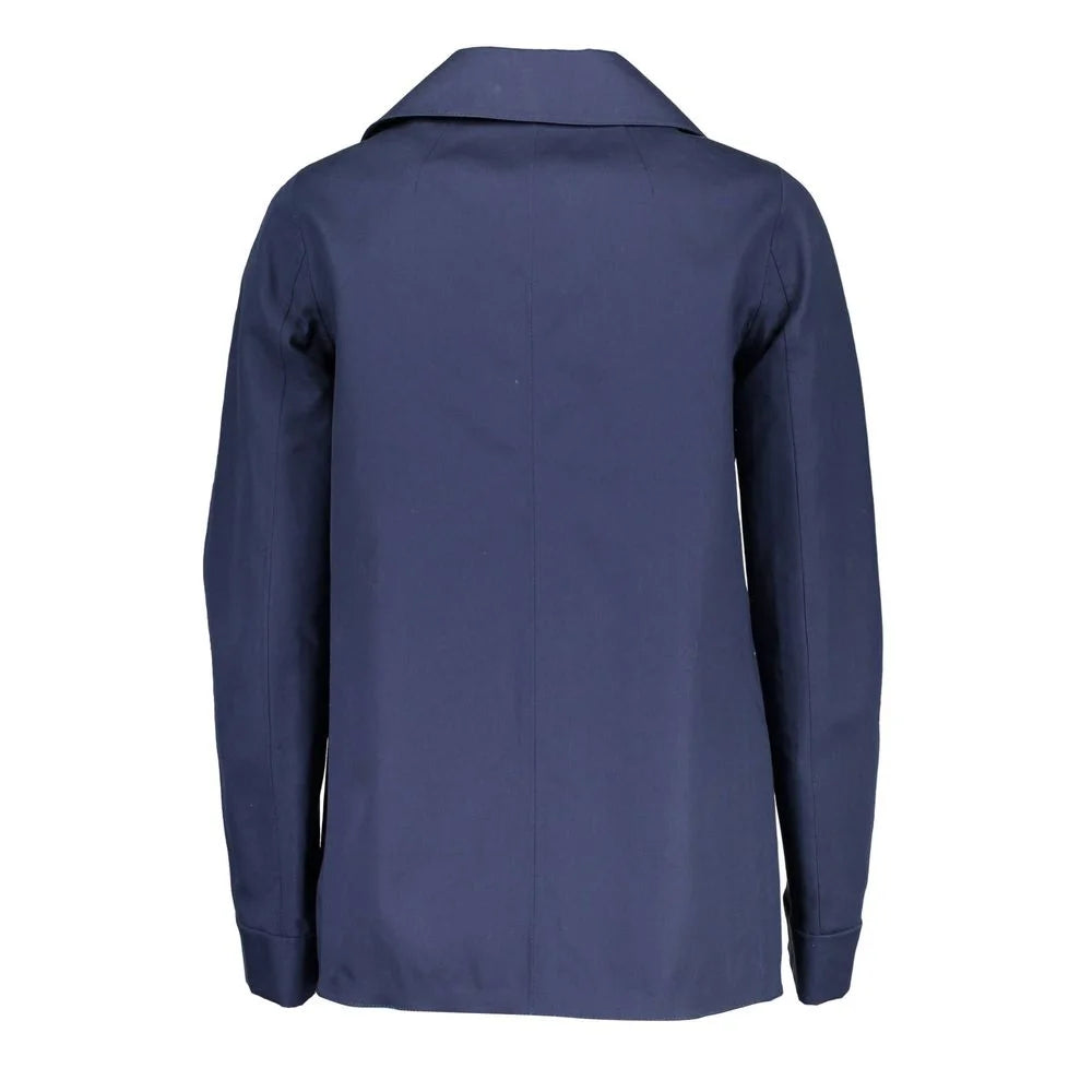 Gant Blue Cotton Women Jacket - S - Sport Jackets