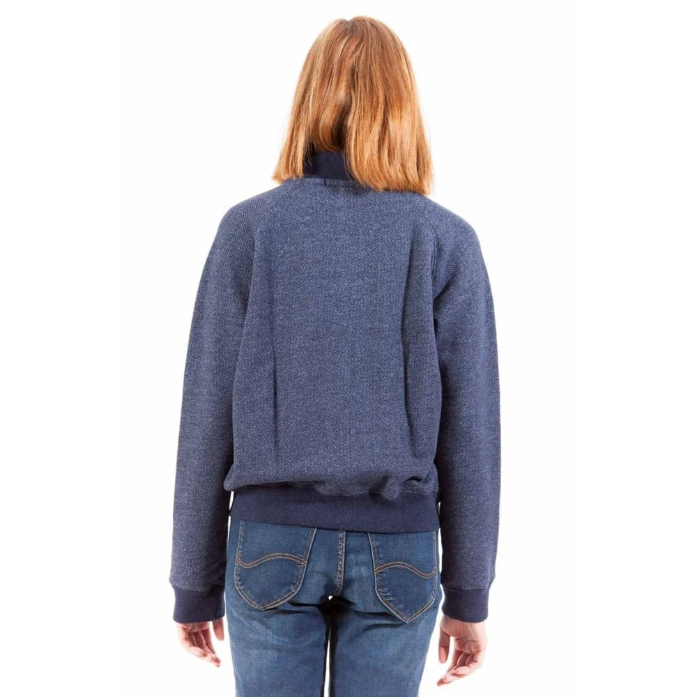 Gant Blue Cotton Women Sweater - XS - Sweatshirts