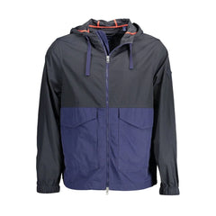Gant Blue Polyamide Men Jacket - S - Sport Jackets