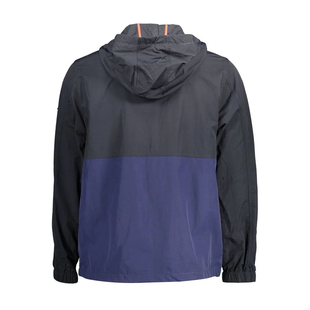 Gant Blue Polyamide Men Jacket - S - Sport Jackets