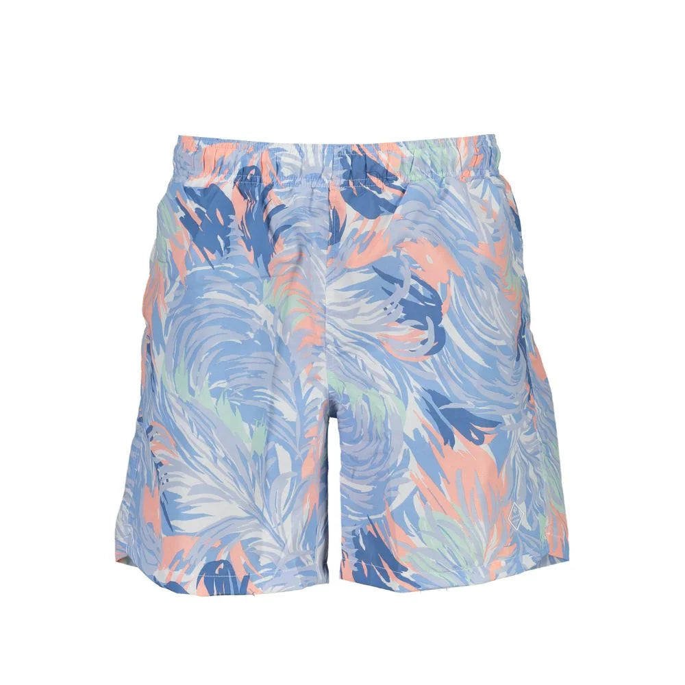 Gant Blue Polyester Swimwear - S - Swim Boxers