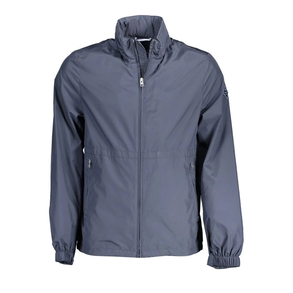 Gant Blue Recycled Polyester Men Jacket - S