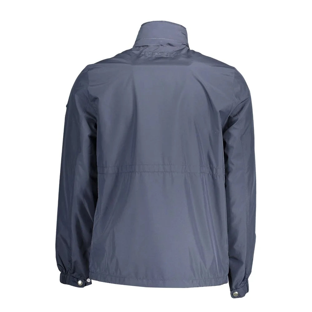 Gant Blue Recycled Polyester Men Jacket - S