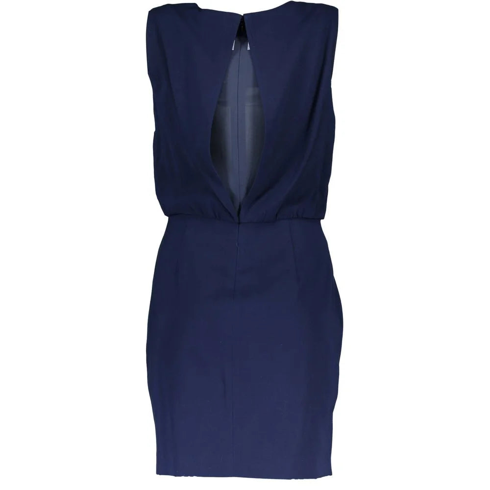 Gant Blue Viscose Dress - Dresses