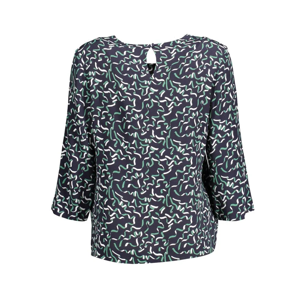 Gant Blue Viscose Sweater - Sweaters