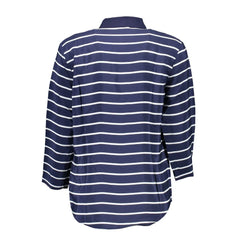 Gant Blue Viscose Women Polo Shirt - 34 - Polos