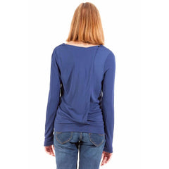 Gant Blue Viscose Women T-Shirt - T-Shirts