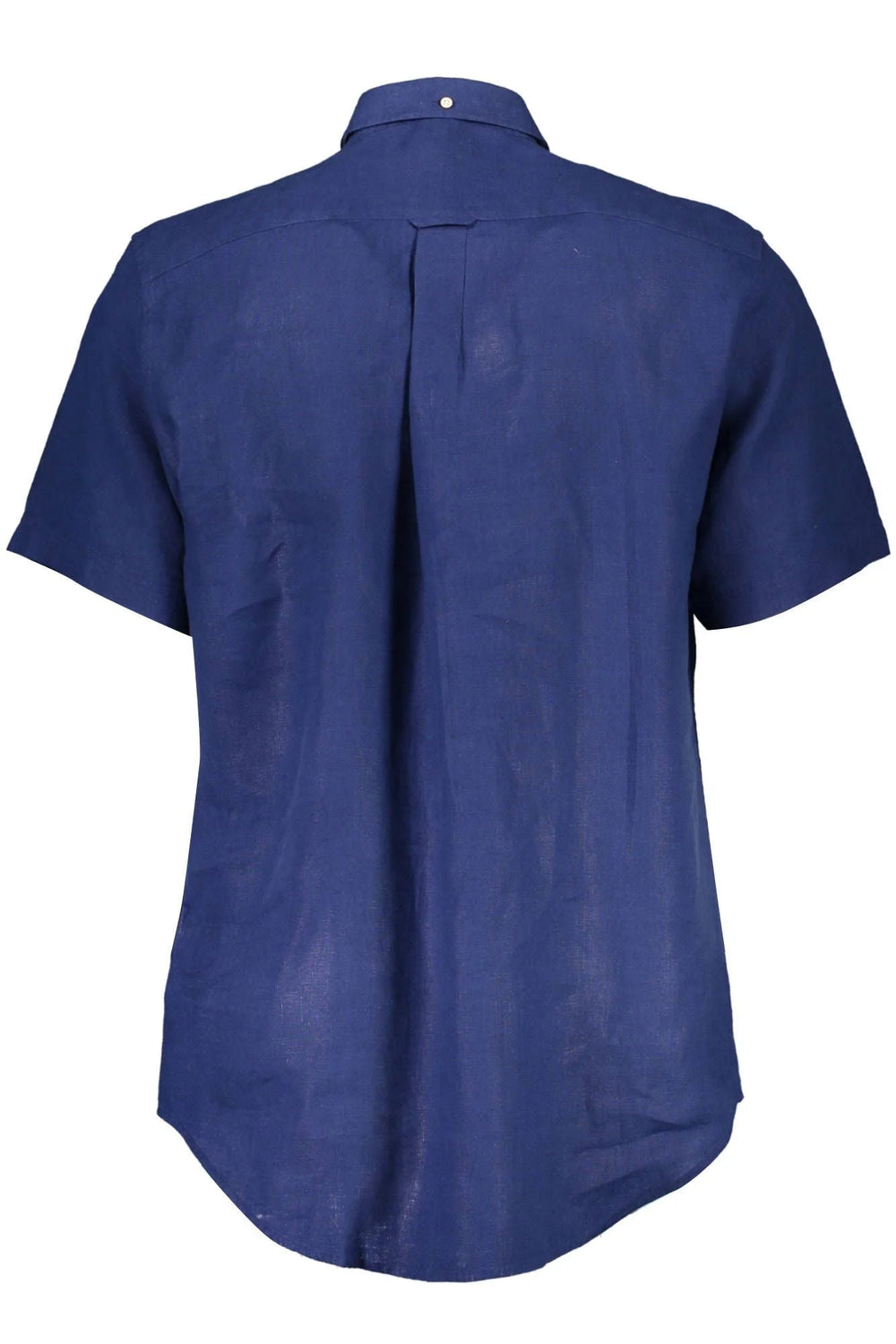 Gant Elegant Blue Linen Button-Down Shirt - M - Shirts