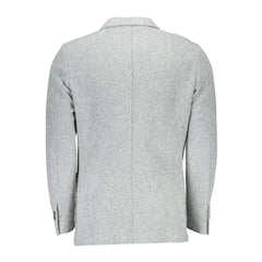 Gant Gray Polyester And Wool Blazer - IT48 | M