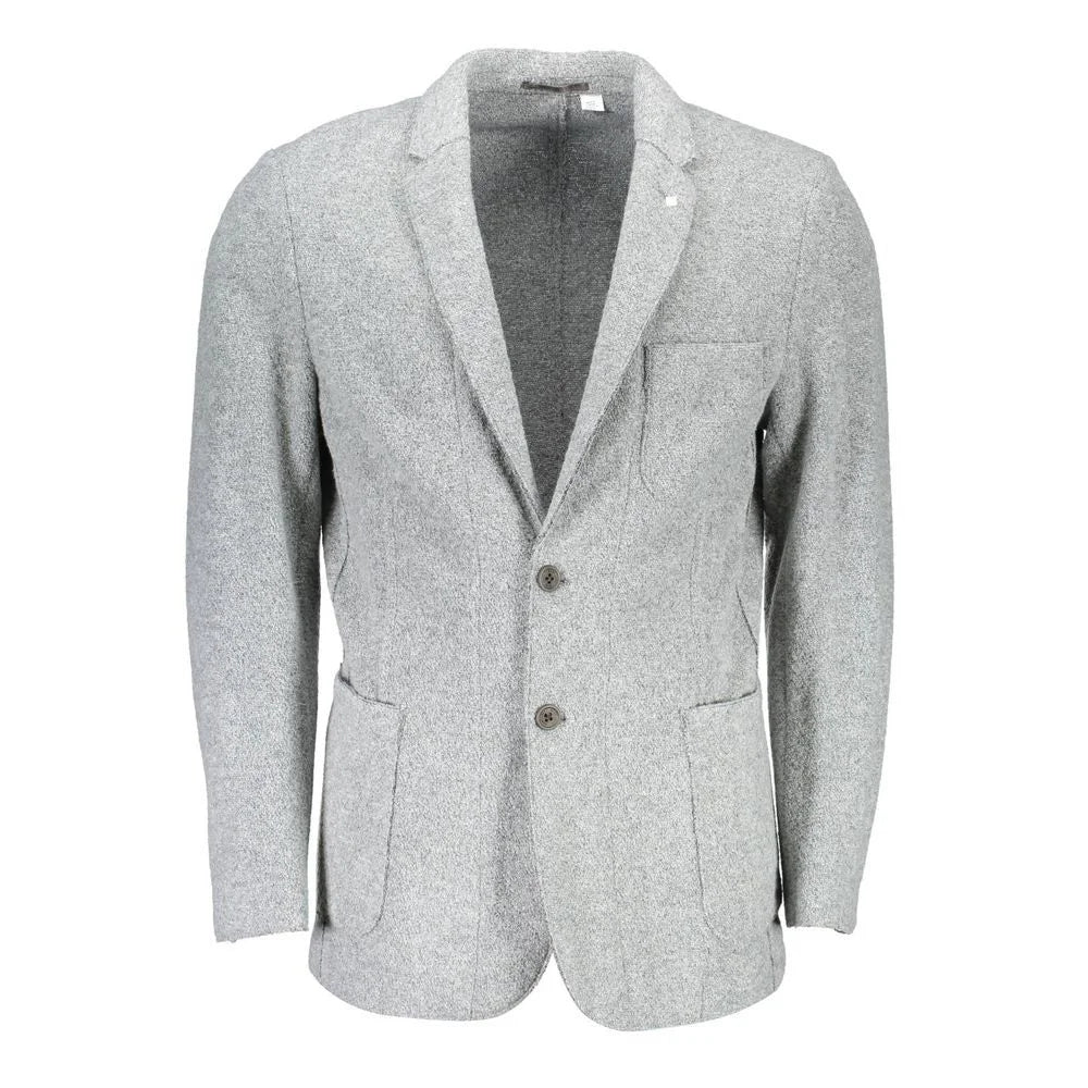 Gant Gray Polyester And Wool Blazer - IT48 | M