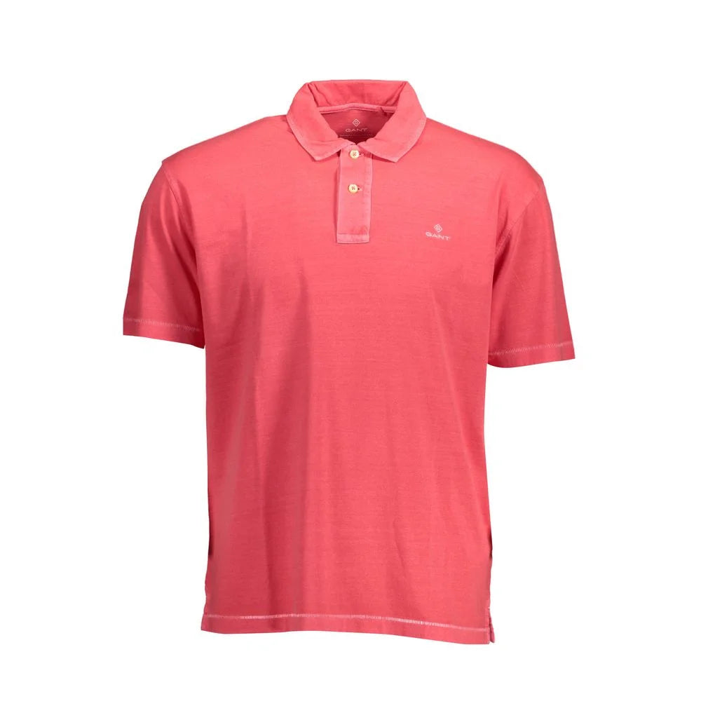 Gant Pink Cotton Polo Shirt - S - Polos