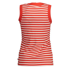 Gant Red Cotton Tank Top - XS