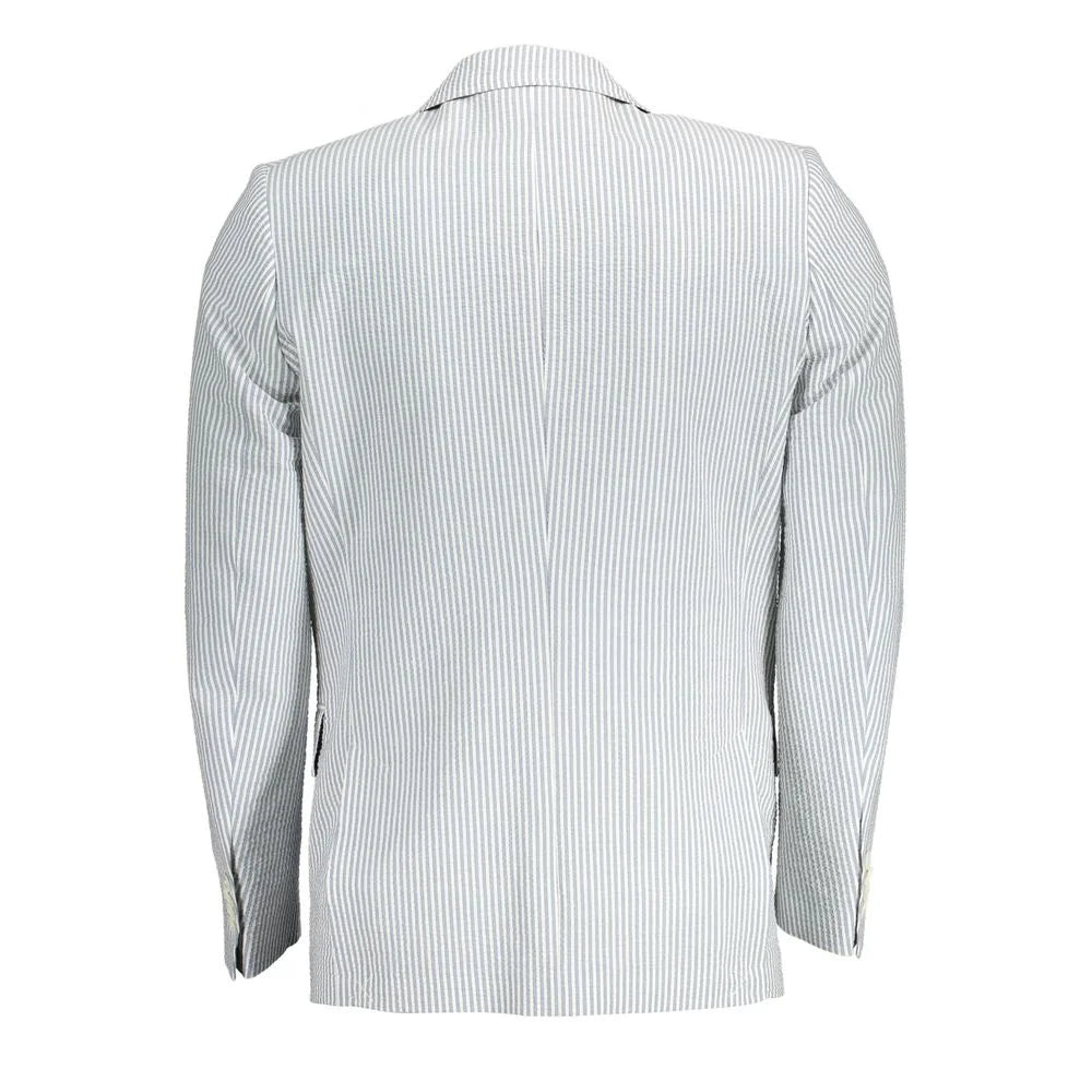 Gant White Cotton Men Jacket - IT52 | XL