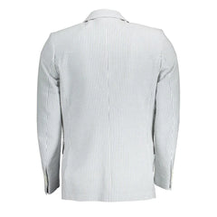 Gant White Cotton Men Jacket - IT52 | XL