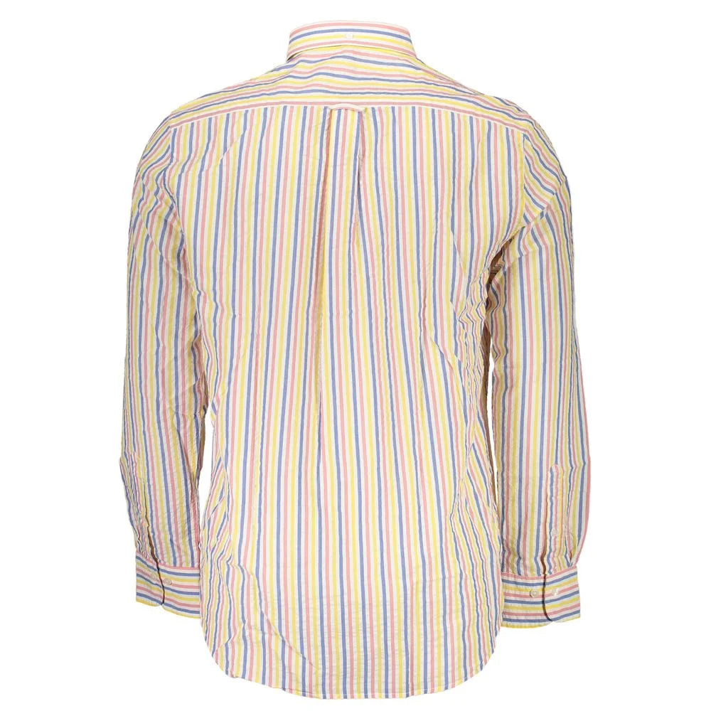 Gant White Cotton Men Shirt - Shirts
