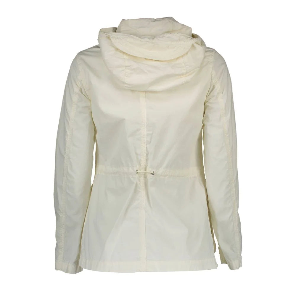 Gant White Cotton Women Jacket - XS - Sport Jackets