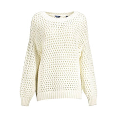 Gant White Cotton Women Sweater - L - Sweaters