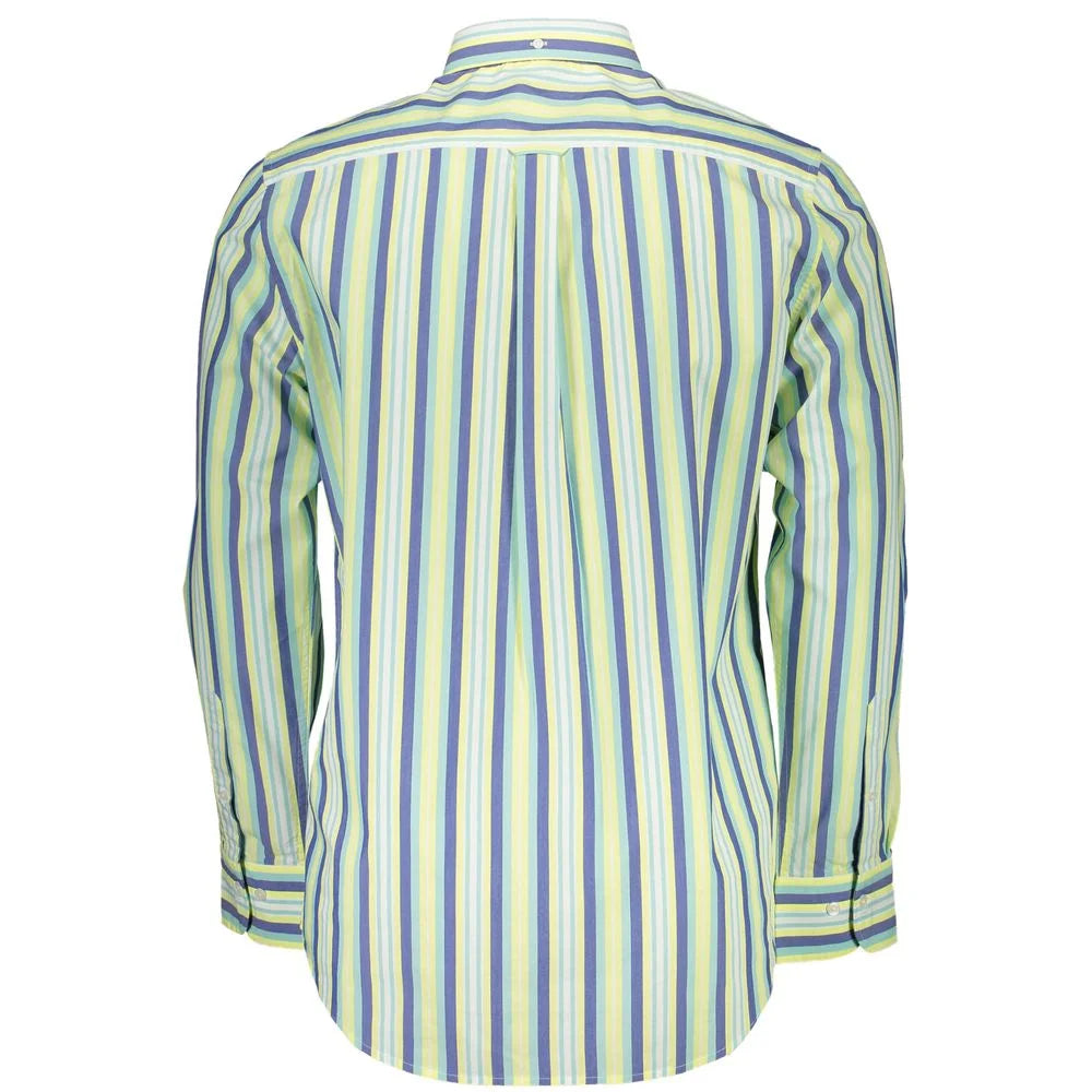 Gant Yellow Cotton Men Shirt - Shirts