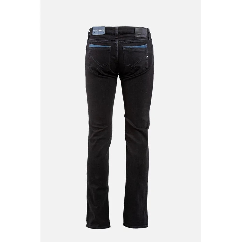 Gas Black Cotton Jeans Denim - W30