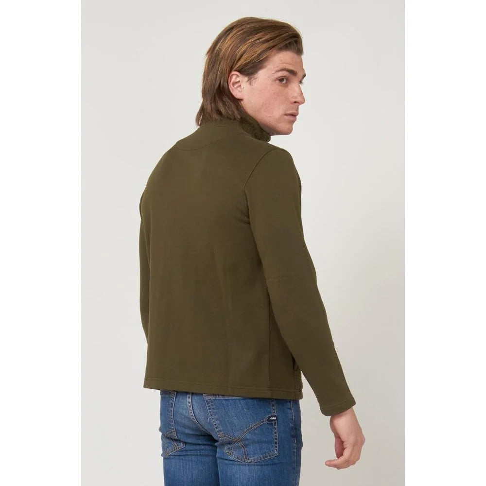 Gas Black Cotton Sweatshirt - S