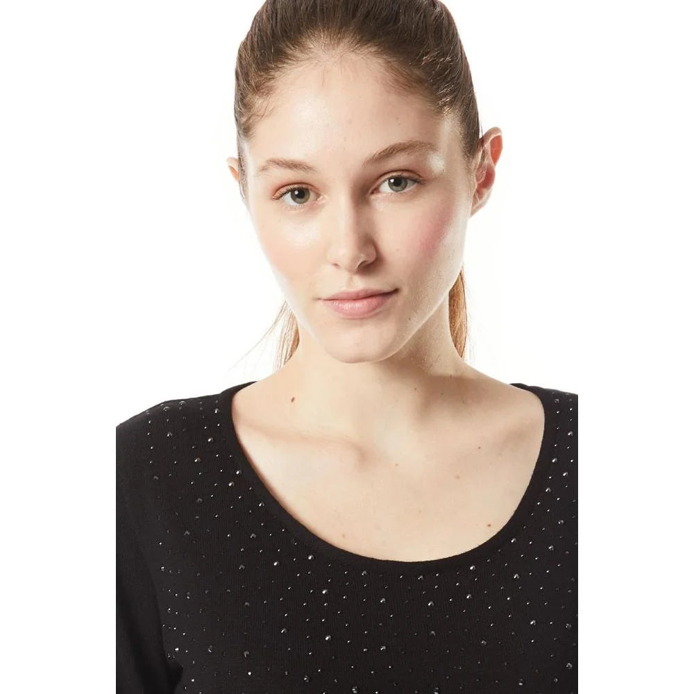 Gas Black Cotton Sweatshirt - XXS