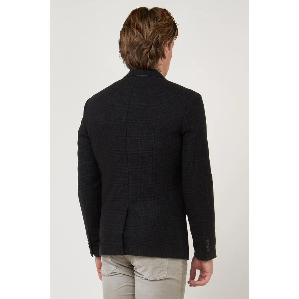 Gas Black Polyester Blazer - IT50 | M