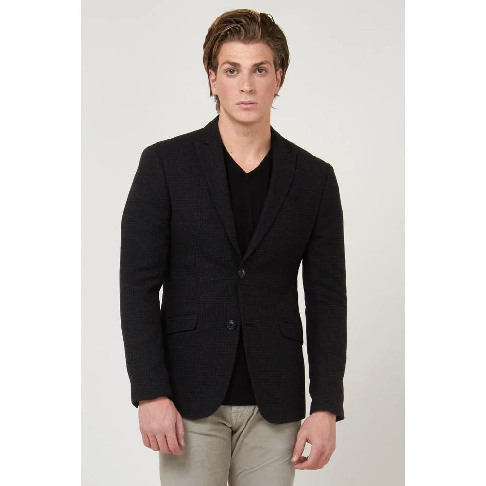 Gas Black Polyester Blazer - IT50 | M