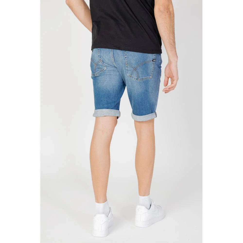 Gas Blue Cotton Bermuda - W31