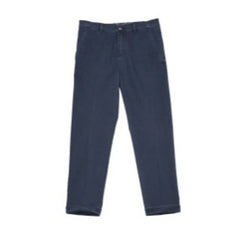 Gas Blue Cotton Casual Pants - W28