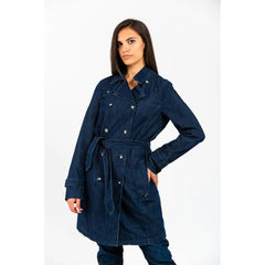 Gas Blue Cotton Denim Jacket - IT40