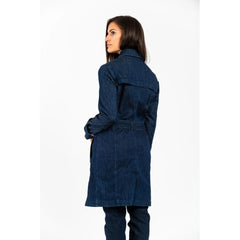 Gas Blue Cotton Denim Jacket - IT40