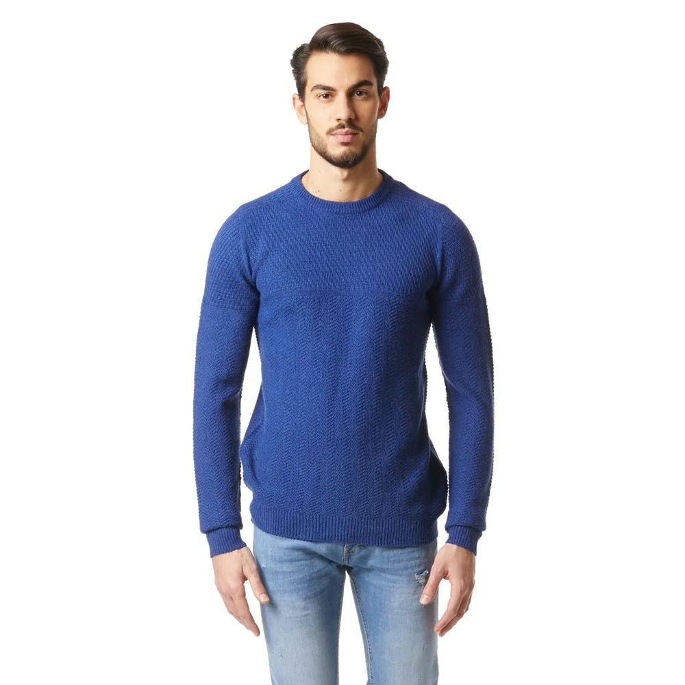 Gas Blue Marabou Sweatshirt - XXL