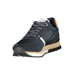 Gas Blue Polyurethane Men Sneaker - EU44/US11