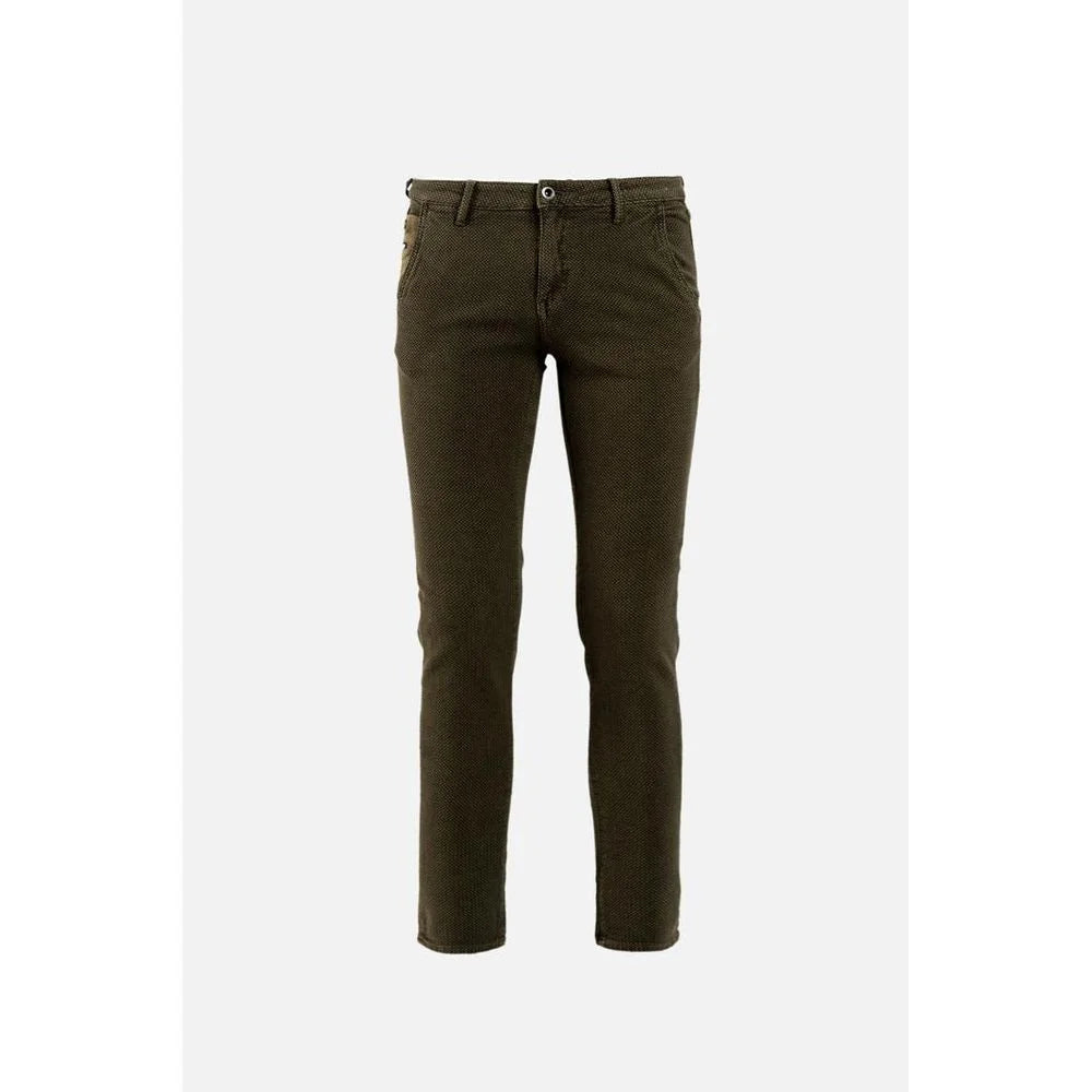 Gas Brown Cotton Jeans Denim - IT38 | XS