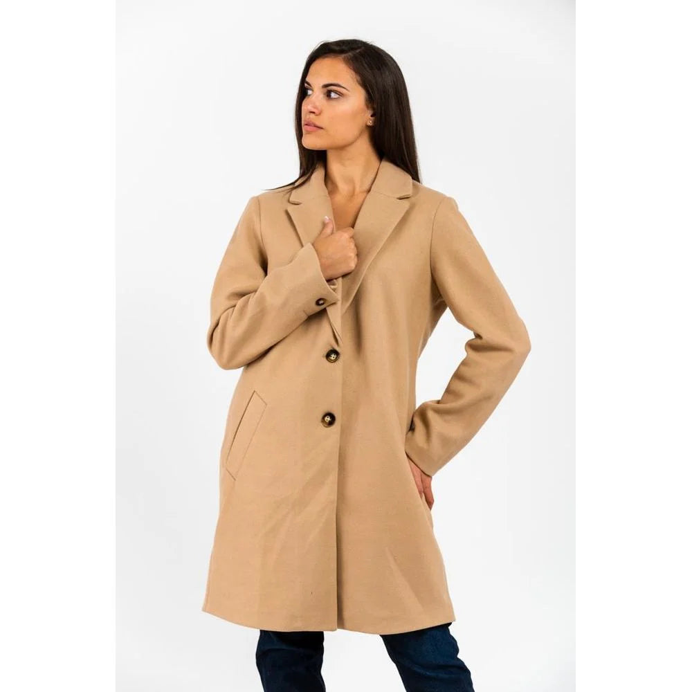 Gas Brown Marabou Coat - IT46