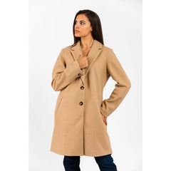 Gas Brown Marabou Coat - IT46