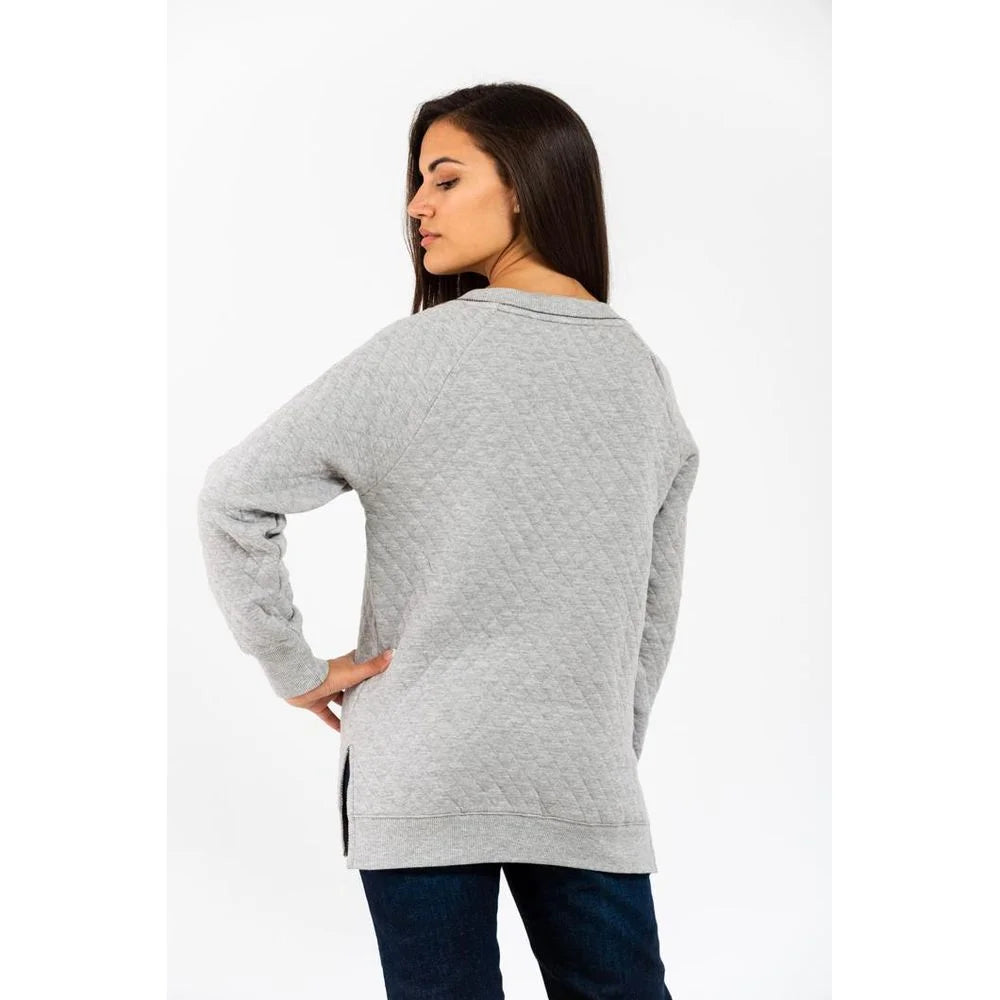 Gas Gray Cotton Sweatshirt - XXS