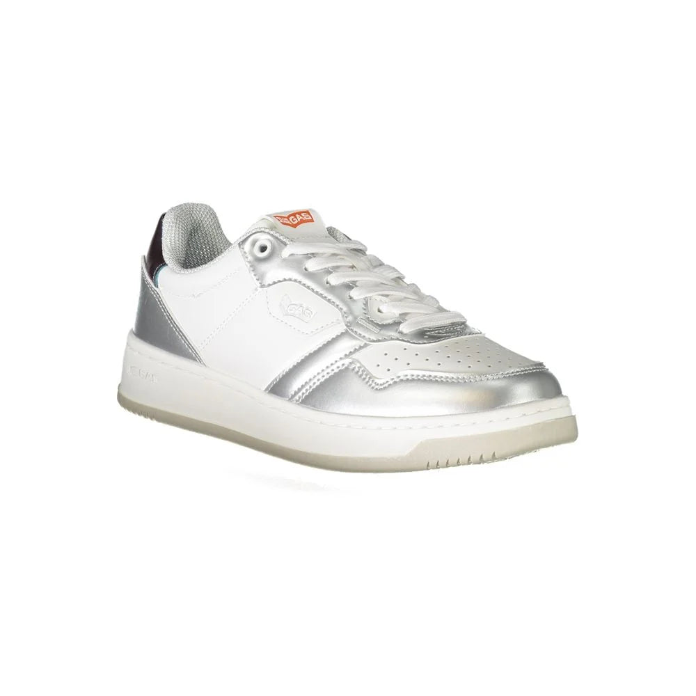 Gas White Polyester Sneaker - Sneakers