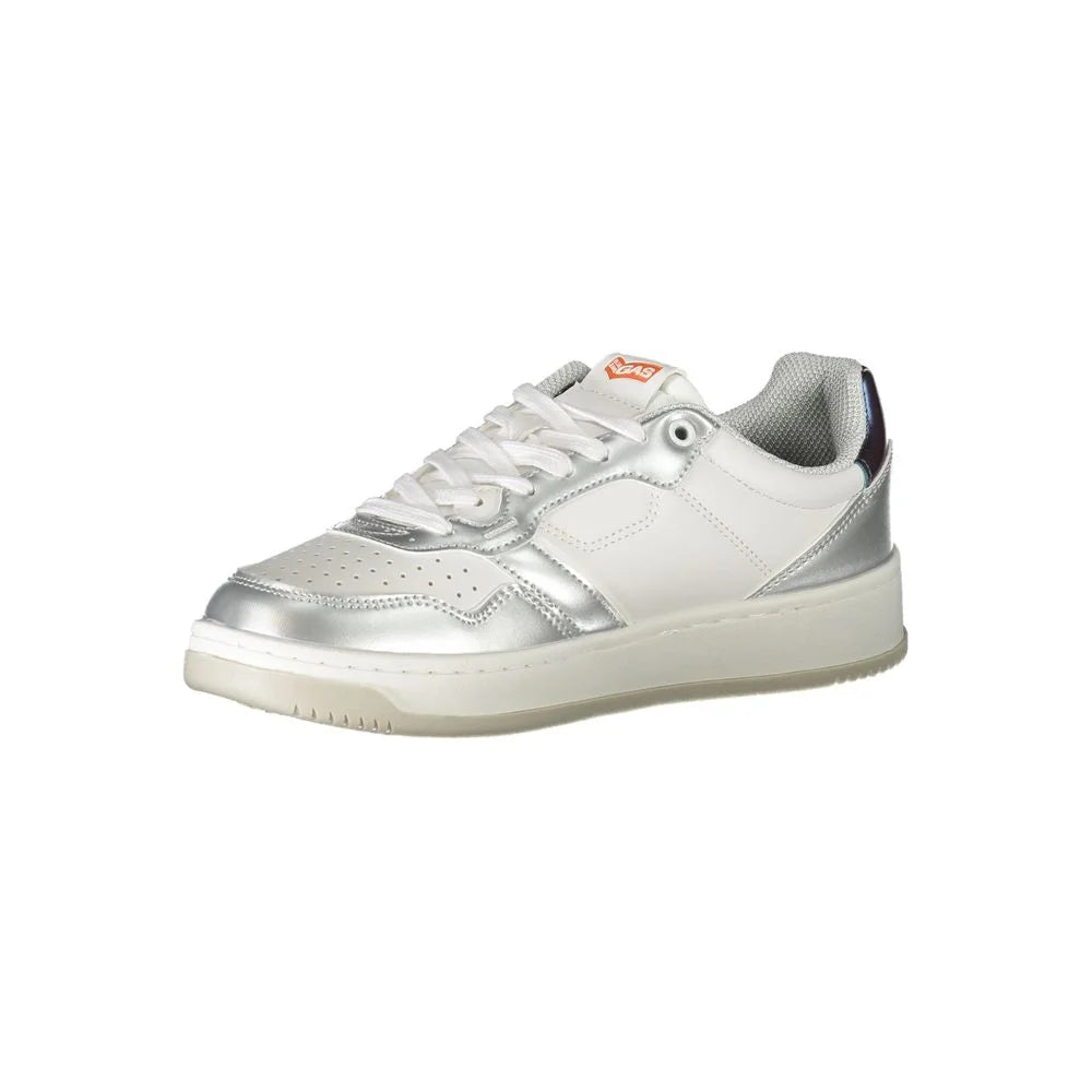 Gas White Polyester Sneaker - Sneakers