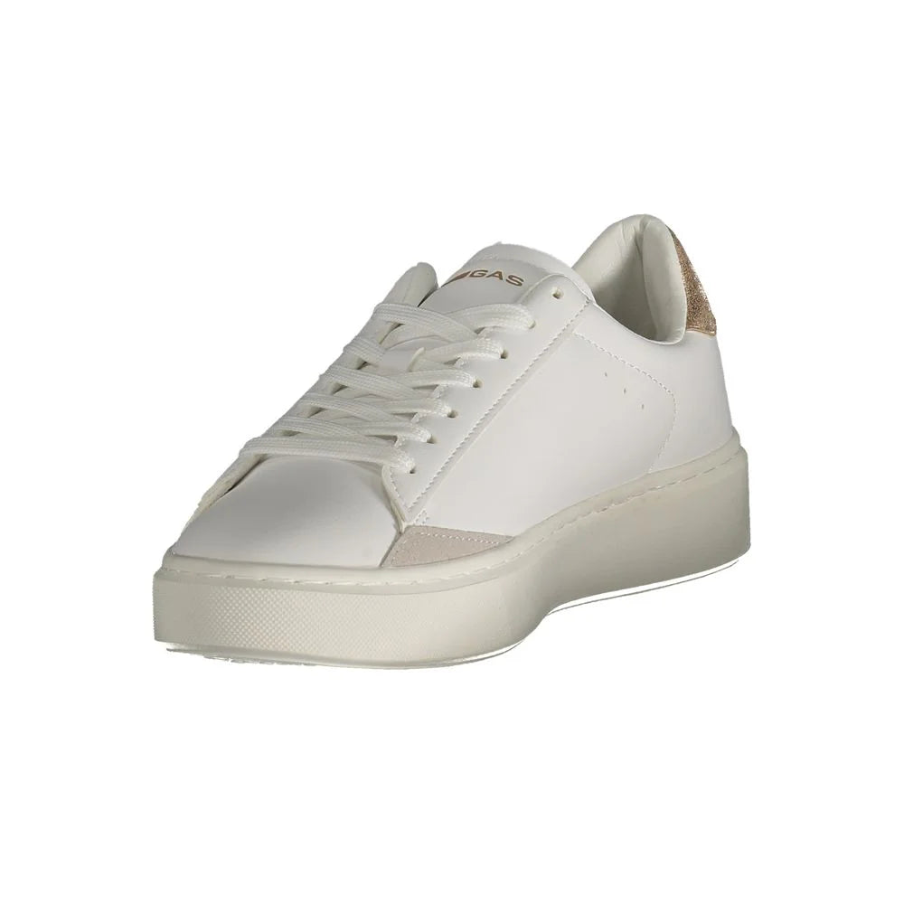 Gas White Polyester Women Sneaker - EU40/US10 - Sneakers