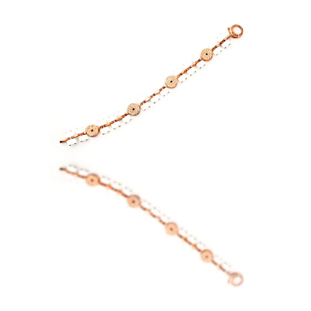 GC Bicolor Silver Bracelet - 19CM