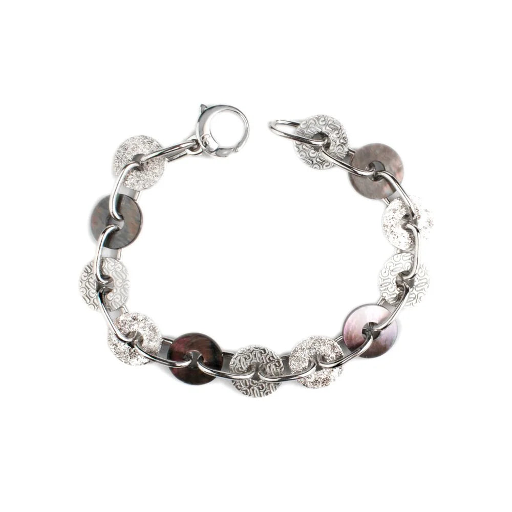 GC Silver Stainless Steel Bracelet - 21CM