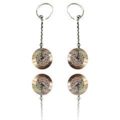 GC Silver Stainless Steel Earrings