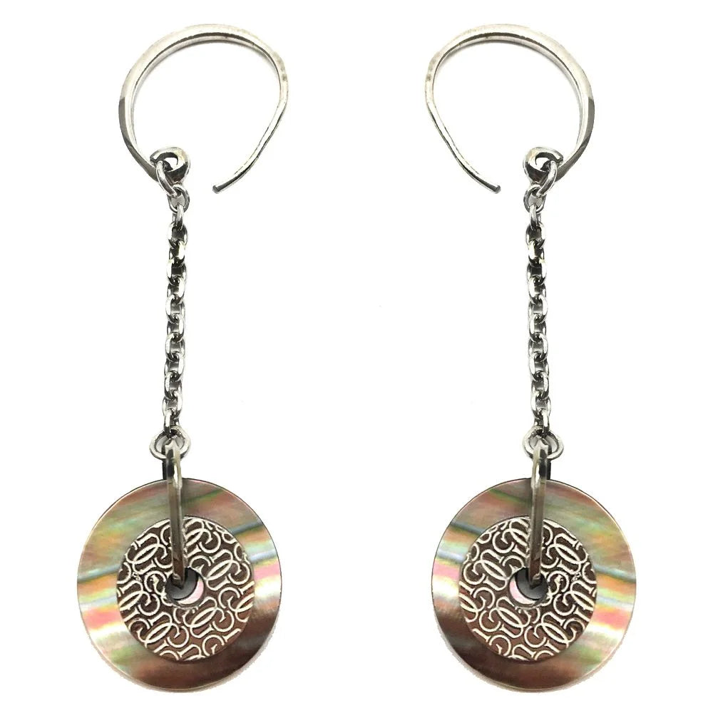 GC Silver Stainless Steel Earrings