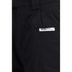 GCDS Black Cotton Bermuda Shorts