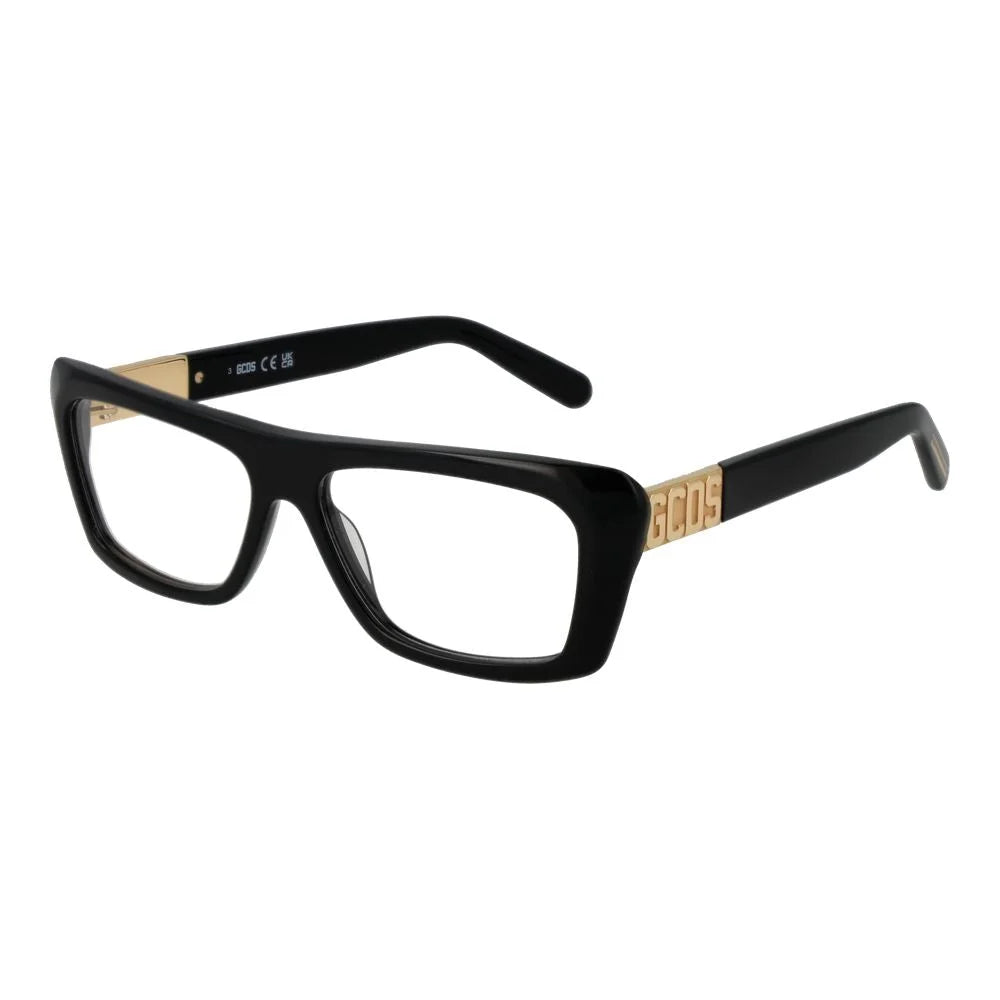 GCDS Black Unisex Glasses Frame - Eyeglasses