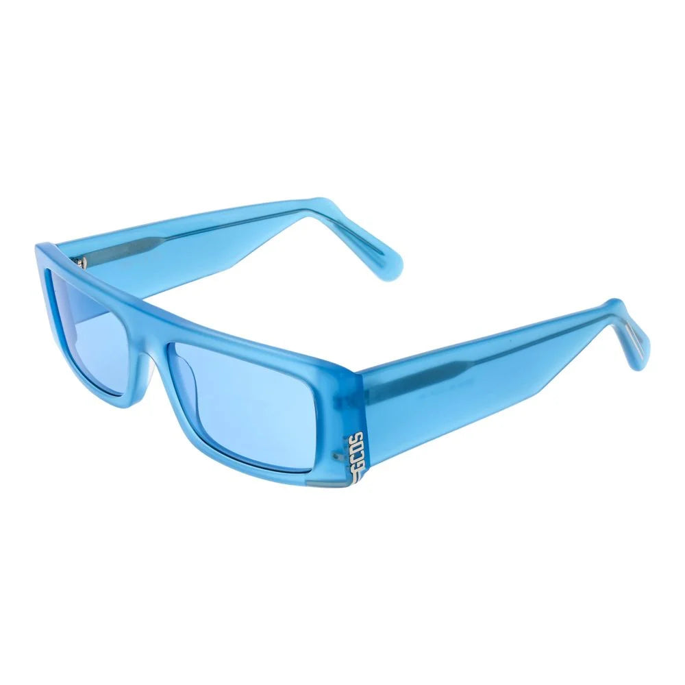 GCDS Blue Unisex Sunglass - Sunglasses