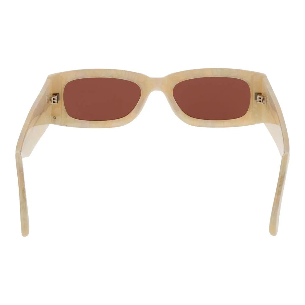 GCDS Cream Unisex Sunglass