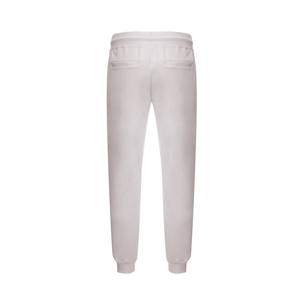 GCDS Elevate Your Wardrobe with Chic White Cotton Pants - L - Trousers
